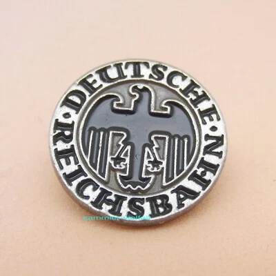 MARKENLOS Pin DEUTSCHE REICHSBAHN Verkehr Anstecker Butterfly Verschluss - 101