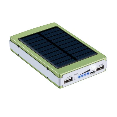 Banco de alimentación portátil USB doble de 10000 mAh cargador de batería externo ultradelgado Foto 1 de 4