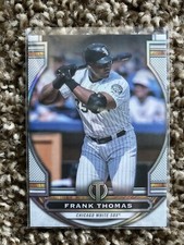⚾️ FRANK THOMAS ⚾️ SILVER CARD STOCK ⚾️ 2023 Topps TRIBUTE #69 Base⚾️HOFer