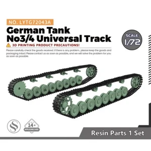 SSMODEL 043A 1/72 Model Upgrades Parts German Tank III/IV Universal Track - Picture 1 of 3