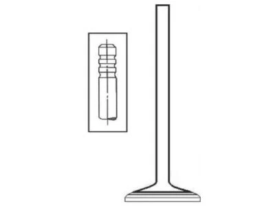 Válvula de admissão Chrysler Cirrus 71996YKMM 2.0L 4 cilindros SOHC para 2000 - Imagem 1 de 2