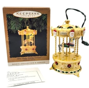 Hallmark Magic Collectors Series Carrusel Adorno Tobin Fraley Holiday 1994 - Imagen 1 de 10
