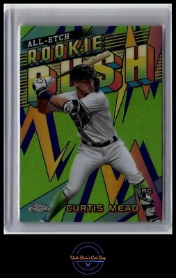 2024 Topps Chrome #CERR-6 Curtis Mead Chrome All Etch Rookie Rush - Image 1 of 2