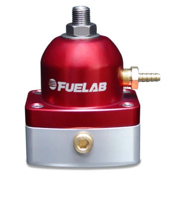 Fuelab 515 EFI Adjustable FPR 25-90 PSI (2) -6AN In (1) -6AN Return - Red - Image 1 of 4