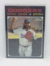 2020 Topps Heritage Chrome #THC36 Kenley Jansen /999 Dodgers