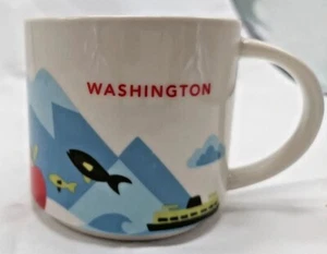 Taza de cerámica Starbucks You are Here Collection Washington 2015 14 fl oz - Imagen 1 de 2