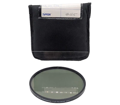 Tiffen 4.5" Round Linear Polarizing Drop-in Filter Deepens a Blue Sky Serial 165 - Image 1 of 4