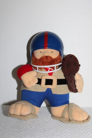 Vintage 1983 NFL Huddles New York Giants Stuffed Plush Mascot 8" Tudor Games Cover