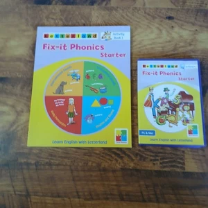 Fix-it Phonics Activity Book 1 Starter Level by Lisa Holt Paperback READ - Imagen 1 de 10