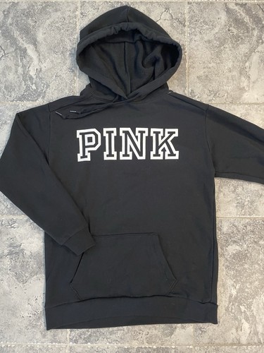 UNDERCOVER Felpa con cappuccio pullover nero oversize Victorias Secret ROSA donna taglia XS
