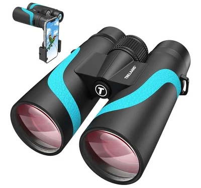 Lightweight 15x55MM UHD Binoculars W/8° Wide Angle For Outdoor Adventures #BN-06 - Image 1 of 4