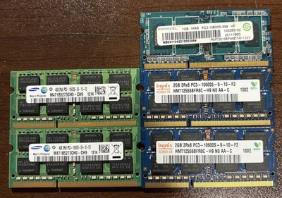 Lote de proveedor mixto PC3 - 10600S SO-DIMM Foto 1 de 4