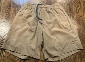 Neu ohne Etikett Freeballers by Meripex Apparel schwarz 8 "sportlich khaki gefütterte Herrenshorts - Bild 1 von 6