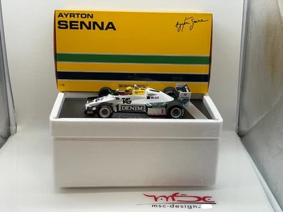 1:18 Senna Williams FW08c 1st F1 Test Donington 19.07.83  limited Ed. 800pcs - Bild 1 von 4
