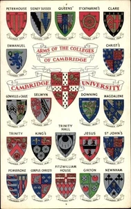 Studentika Wappen Ak Crests, St Peter's, Sidney Sussex, St... - 3800702 - Bild 1 von 2