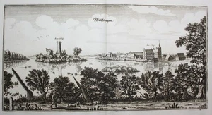 Wolfshagen Uckerland Uckermark Brandenburg grabado en cobre Merian 1650 - Imagen 1 de 1