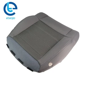 Left Seat Bottom Cushion Cover Gray Knit For Jeep Wrangler 07-212 Easy Install - Picture 1 of 23