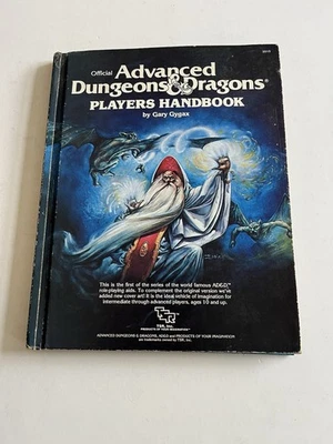Advanced Dungeons and Dragons Players Handbook TSR 1980 Foto 1 de 4