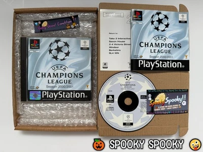 UEFA Champions League Season 2000/2001 PS1  - UK PAL VGC CIB with Reg - Tracked - Image 1 of 4