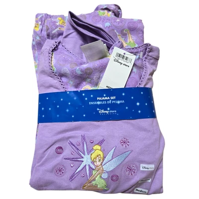 Винтажный новый с Ярлыками Disney Store Динь-Динь хлопок пижамы PJs несколько размеров - Изображение 1 из 4