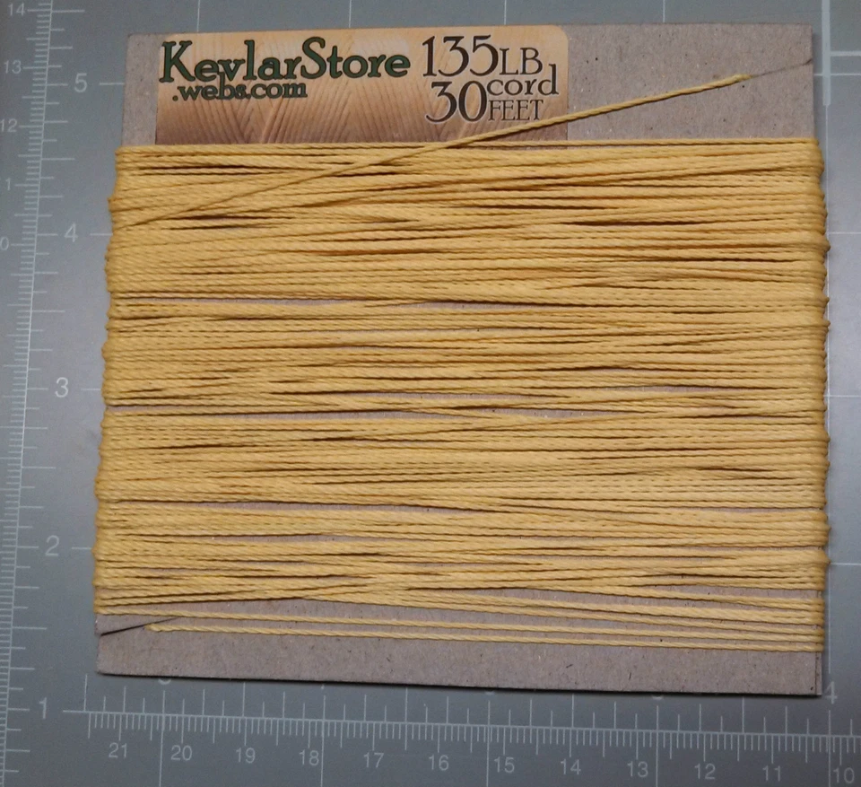 135lb test Kevlar Cord ~ 30ft Increments ~ Rocketry, Kite Line, Lunker Line - Image 1 of 1