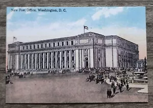 New Post Office, Washington DC Reproduction Postcard Ephemera Smithsonian Museum - Picture 1 of 2