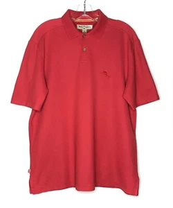 Tommy Bahama Poloshirt Herren M Rot Kurzarm Freizeit Golf - Bild 1 von 11