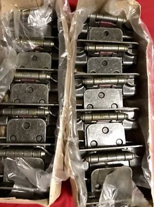 U GET **20**  Spring Loaded Self Close Cabinet Overlay Hinges (OIlRubbed) - Picture 1 of 11