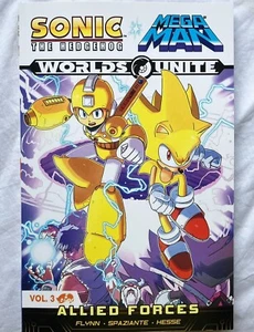 Sonic the Hedgehog Mega Man WORLDS UNITE VOLUME 3 Allied Forces - Archie Comics - Picture 1 of 17