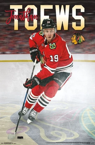 JONATHAN TOEWS - CHICAGO BLACKHAWKS 2018 POSTER - 22x34 - NHL HOCKEY 16269 Cover