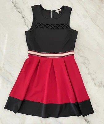 Vestido de fiesta para adolescentes SPEECHLESS negro/rojo, talla XL Foto 1 de 4