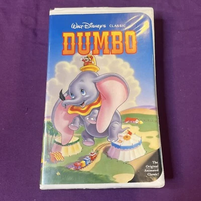 Оригинальный фильм Дамбо Walt Disney Black Diamond The Classics (VHS) - протестирован - Изображение 1 из 4