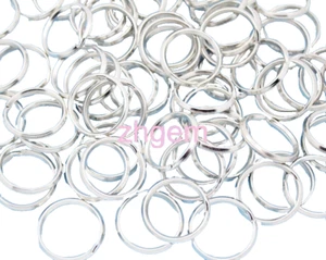100 PIEZAS Anillos de acero de 25 mm Anillos divididos Platino Círculo Color Llavero - Imagen 1 de 3