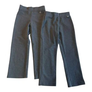 George Pantalón Escolar 4-5 Años Gris Niñas Jersey Pierna Recta Con Love Heart - Imagen 1 de 10