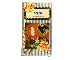 Kiddy Popcorn Classic - Vintage CASPER VOL 1 A HAUNTING WE WILL GO (VHS 1986) - Picture 1 of 7