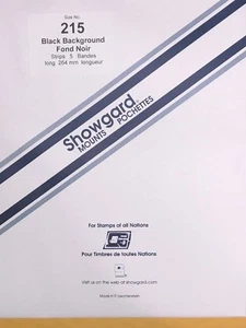 SHOWGARD STAMP MOUNTS 264/215 - 265/215  U.S. SHEETS-ARTIC ANIMALS,BALLET - Picture 1 of 3