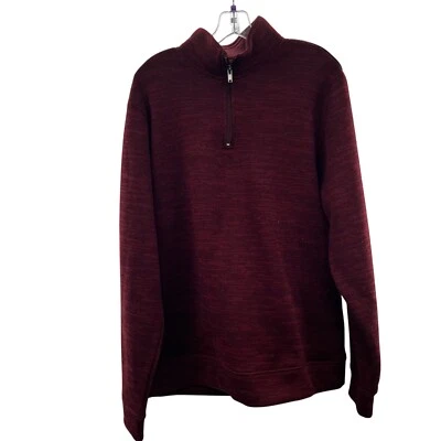 Old Navy Women's 1/4 Zip Pullover Top Maroon Size XL Long Sleeve - Image 1 of 4