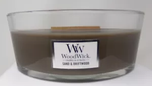 WoodWick Ellipse Scented Candle, Sand & Driftwood, 16oz *SKU-16* - Picture 1 of 5