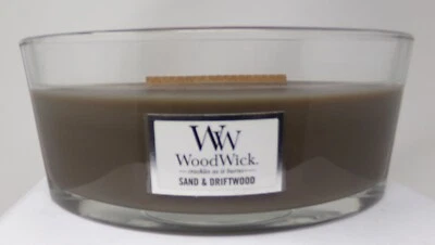 WoodWick Ellipse Scented Candle, Sand & Driftwood, 16oz *SKU-16* - Image 1 of 4