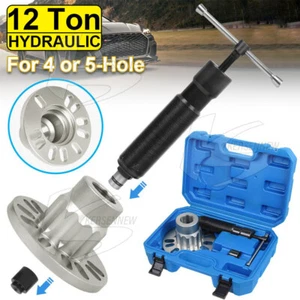 12 Ton Wheel Hub Press Puller Hydraulic Drive Shaft Universal 4&5 Studs Hub Bolt - Picture 1 of 11