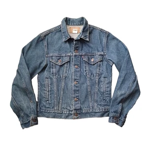 Vintage Levis Jacket 70706 0216 Youth 20 Blue Denim Trucker Red Tag USA - Picture 1 of 18