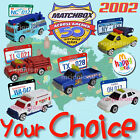 McDonald's 2002 MATCHBOX ACROSS AMERICA Diecast License Plate YOUR Car CHOICE
