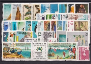 NEW CALEDONIA COMPLETE SERIES OF 37 NEW STAMPS ** No. 531 to 567 Price: €109.05 - Picture 1 of 1