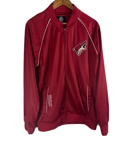 Phoenix Coyotes Men’s NHL Zip Up Track Jacket Size Large Cover