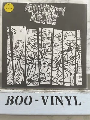 Authority Abuse - Authority Abuse / Kakistocracy 7” yellow vinyl punk / hardcore - Image 1 of 4
