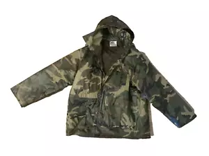 Duck Bay Insulated Rain Coat Jacket Mens Medium Camo Long Sleeve Hunting Fishing - Picture 1 of 9