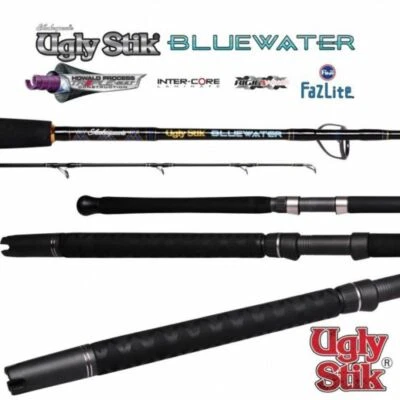 NEW Shakespeare Ugly Stik Bluewater SPIN Rod - 6'0" 15-37kg 1 Piece USP-JBW1600