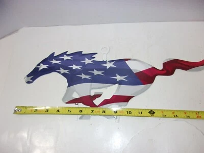 Ford Mustang Metal Sign Auto Car Advertising Reproduction - Image 1 of 3