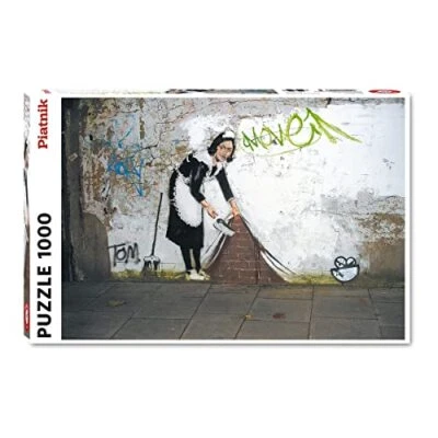 Piatnik Banksy The Maid 1000 Piece Puzzle  - Image 1 of 2