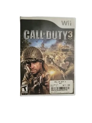 Call of Duty 3 Nintendo Wii, 2006 Video Game - Image 1 of 3